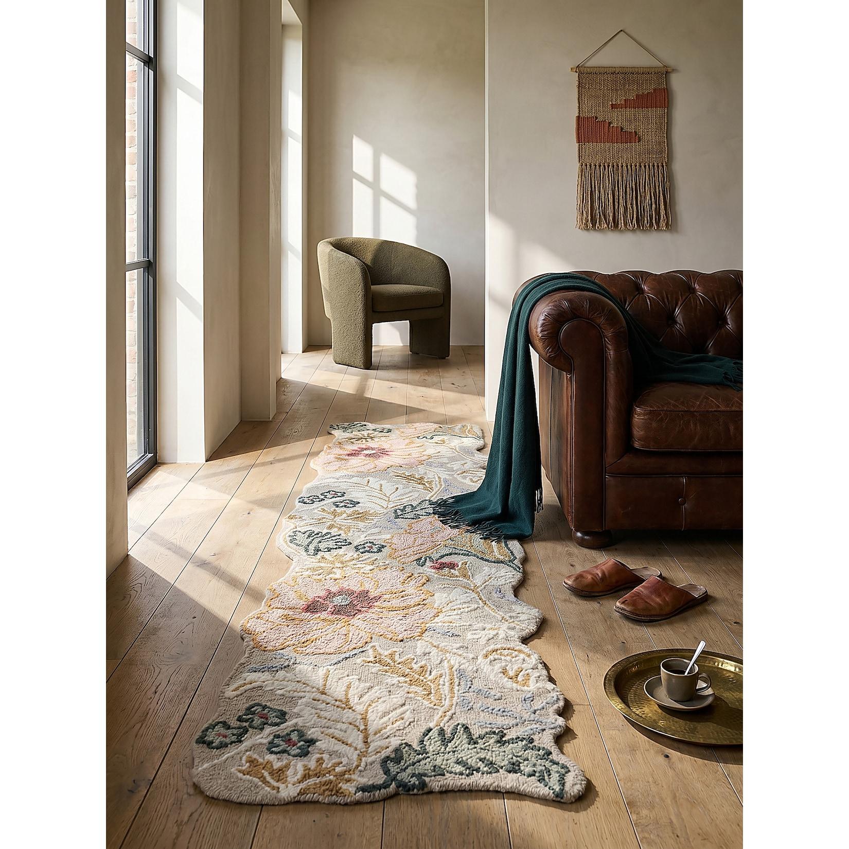 Läufer floral Hellrosa 60 x 230 cm - CHAR Kadima Design