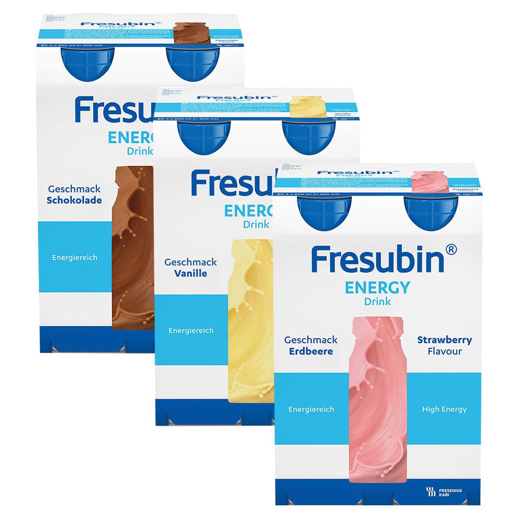 Fresubin Energy Trinknahrung Set 3 Sorten 3x4x200 ml Lösung