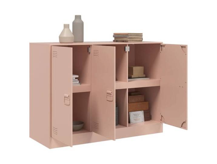 Promotion mai  * Buffet bahut - Armoire de rangement - rose 99x39x73 cm acier EU3952841722
