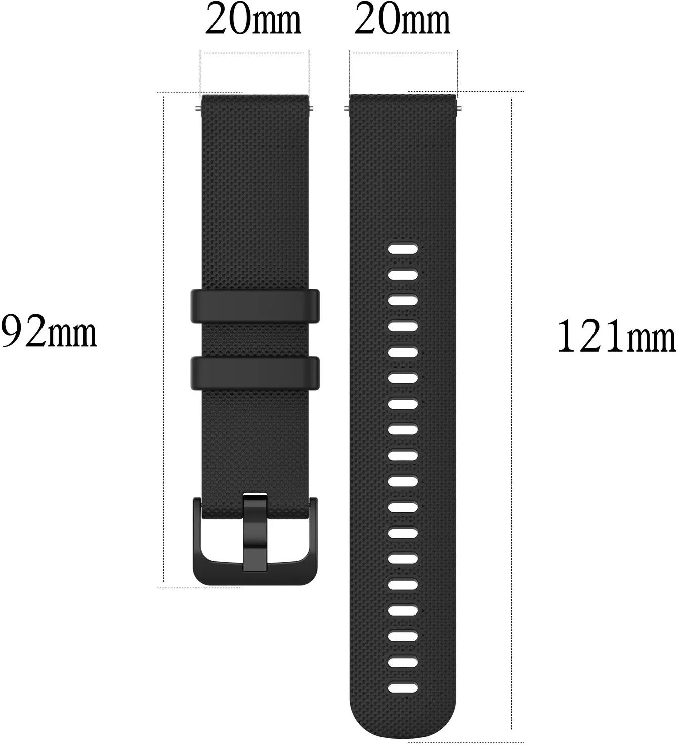 INF Silikon-Uhrenarmband für Polar Vantage M/Grit X/Vantage M2