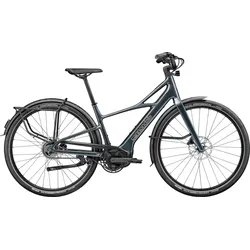 Cannondale FlyingV 2 Urban-E-Bike, Carbon, Bosch Performance Line SX, 400 Wh, Riemenantrieb, Tungsten Blue