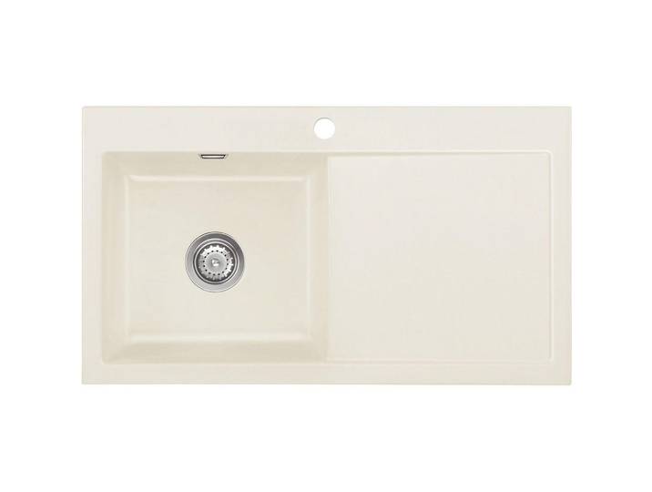 Systemceram Spüle Mera 90, Creme, Keramik, 90x20x51 cm, Küchen, Küchenausstattung, Küchenspülen, Keramikspüle