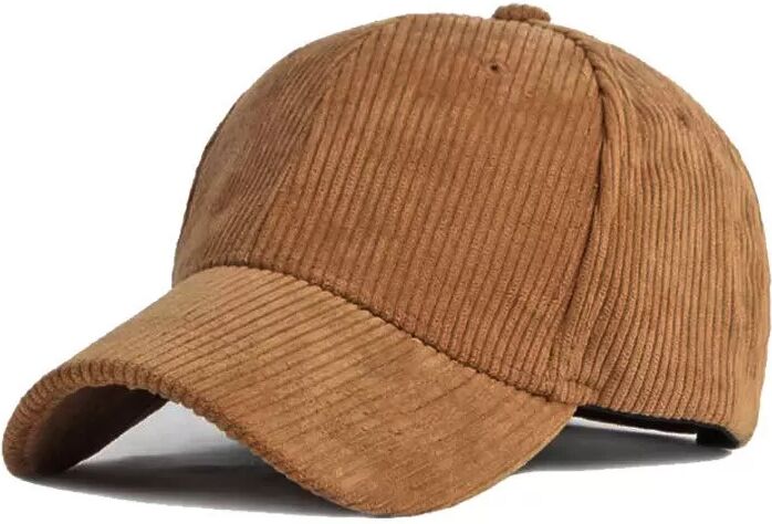 INF Cordmütze Baseballkappe für Erwachsene (56-60cm) Braun