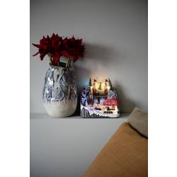 Konstsmide 4179-000 LED-Szenerie Weihnachtsszenerie, Winterliche Nacht Mehrfarbig LED