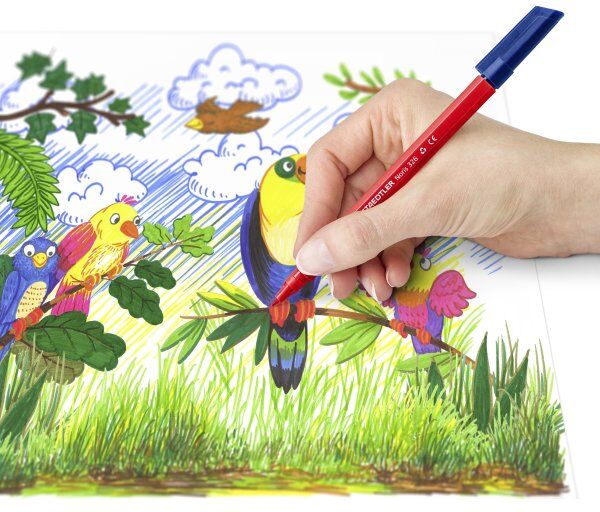 Staedtler Noris 326 Tusser   Blå