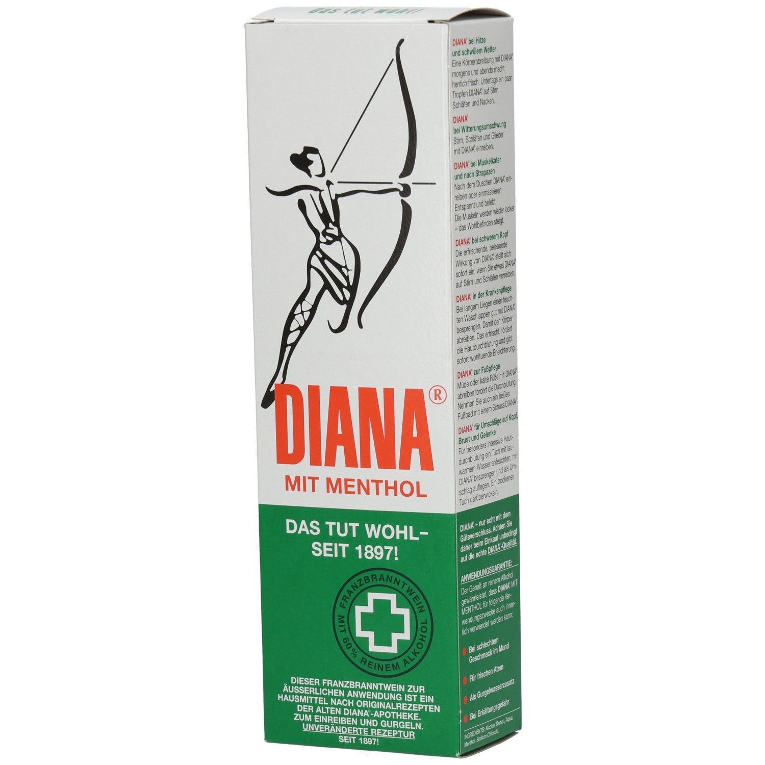 Diana Franzbr.wein Menthol 1 250Ml 250 ml Lösung