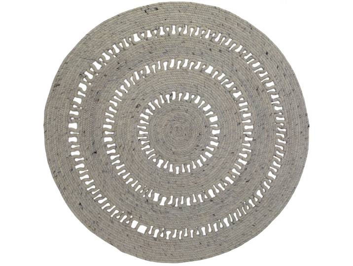 Teppich Journey grey Wolle 140 x 140 cm