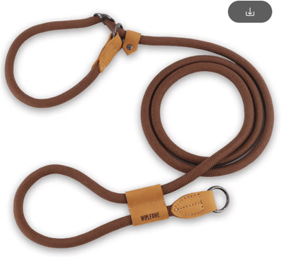 Inspire Picks FlexTrail Adjustable Hands Free Dog Leash For Walking & Running chocolate 300cm