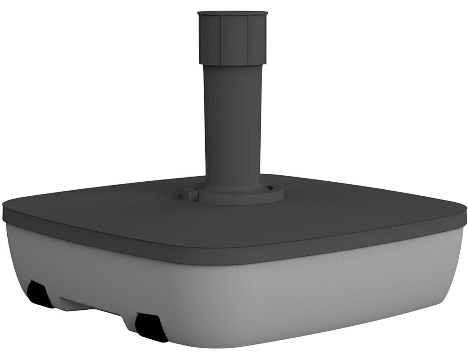 EDA Plastiques Parasolstandaard EDA 19637 G.BT met wielen en hoekig ontwerp