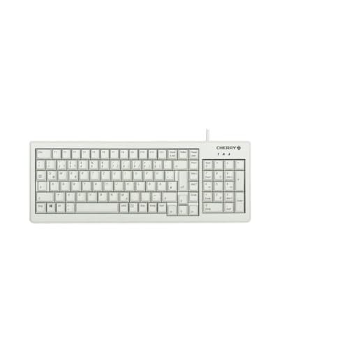 CHERRY G84-5200 Compact Mechanisch Toetsenbord, QWERTZ Duitse Lay-out, USB-A, Grijs