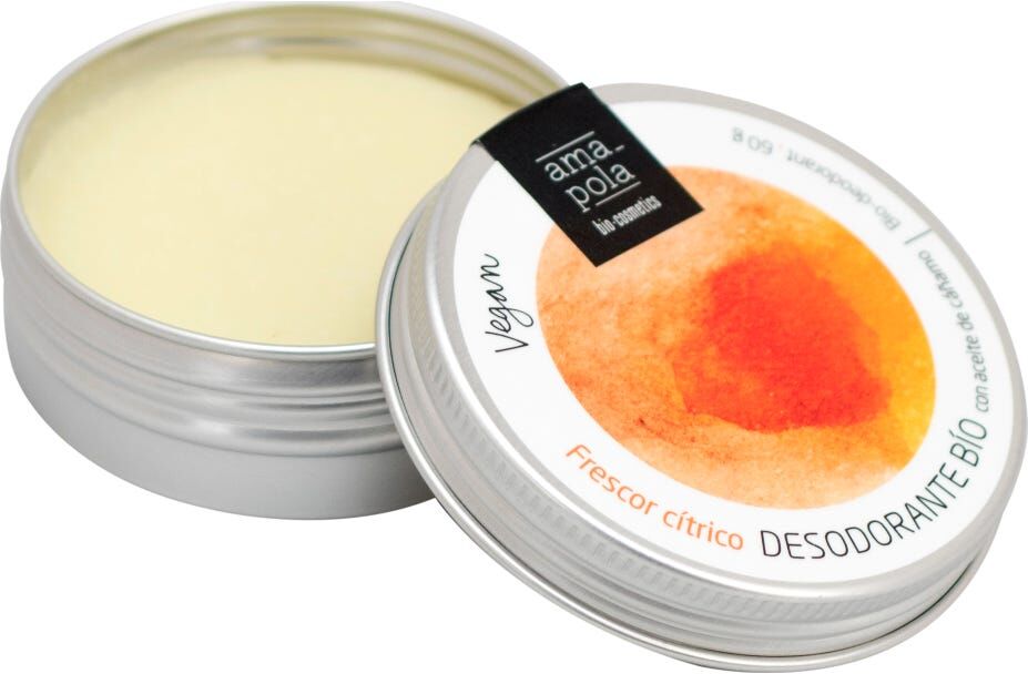 Amapola Biocosmetics Desodorante Bio Solido Frescor Citrico 60 g