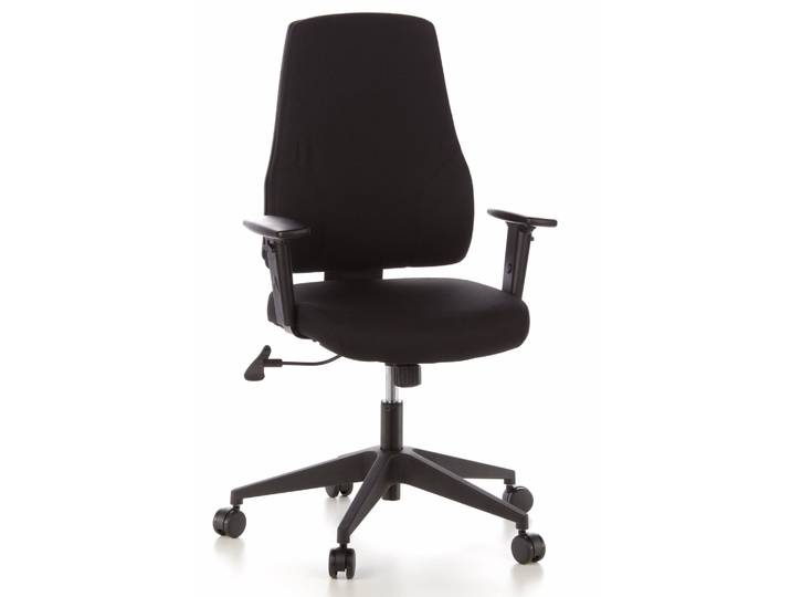 Siège De Bureau / Siège Pivotant Pro-tec 100\, Tissu Noir Hjh Office