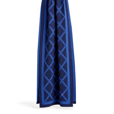 Schal BURLINGTON "Royal Heritage", Damen, Gr. onesize, marine (6120), Modetücher Schal