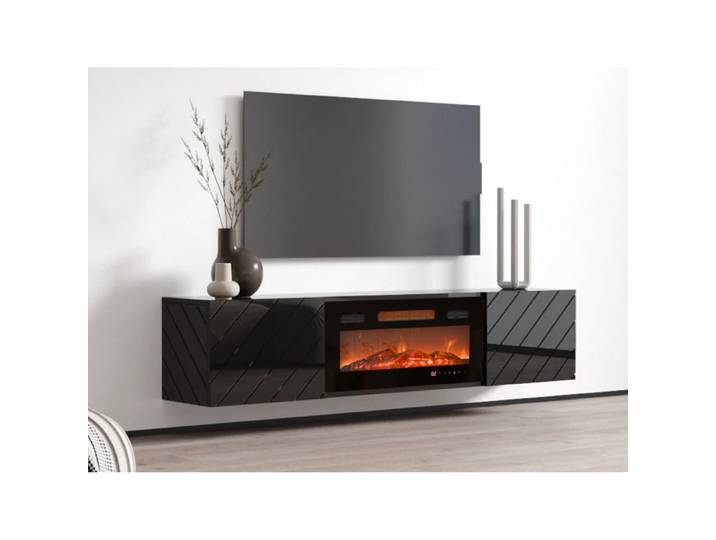 TV-Lowboard Pinito mit Kamin