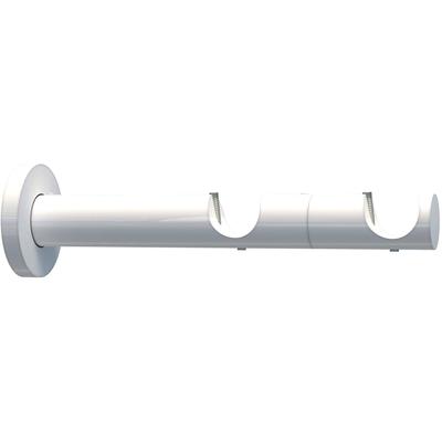 Kombiträger INDEKO, weiß, Ø:2cm, Gardinenstangenhalterungen, Ø 20 mm für Vorhangstangen und Innenlaufsysteme
