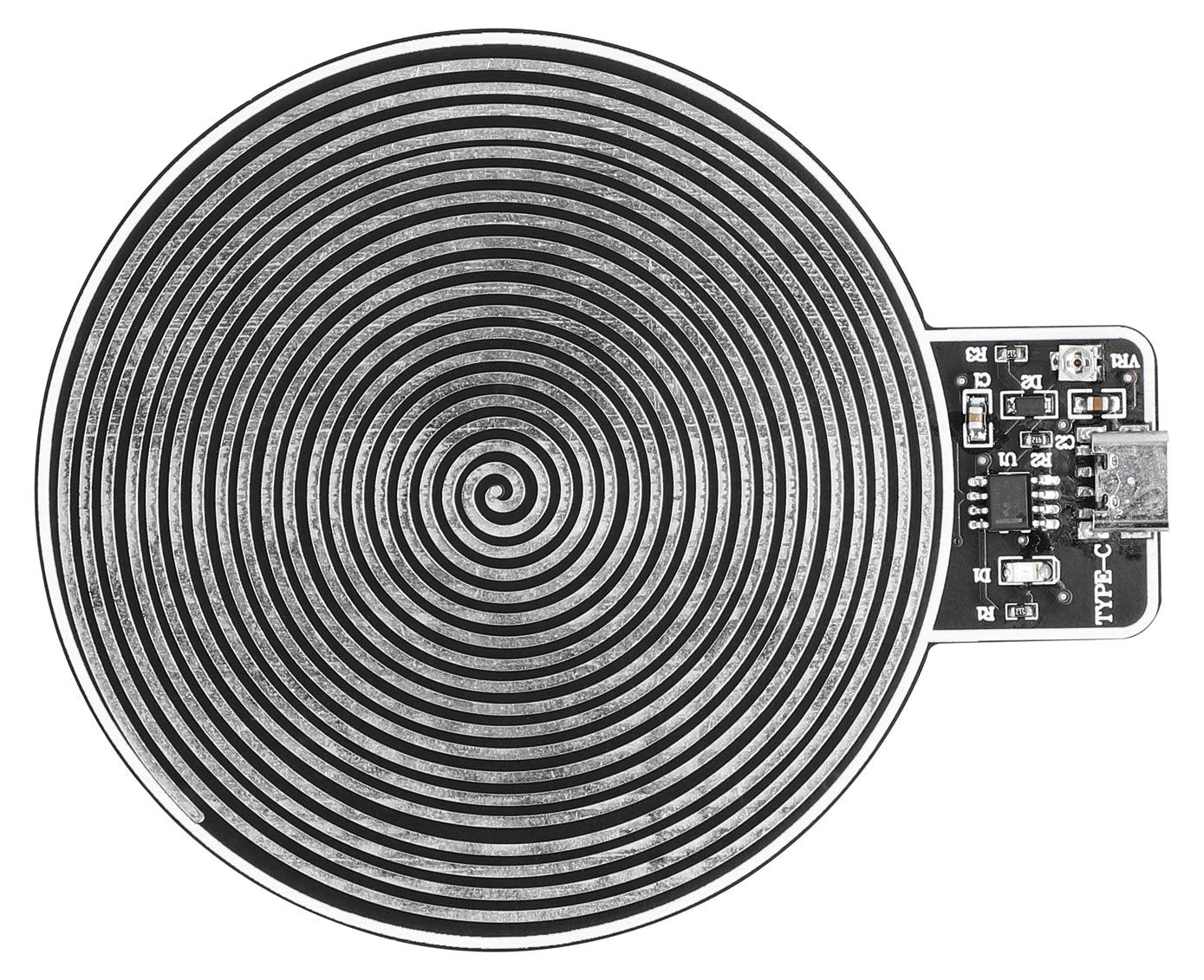 Gistuch Schumann-golven generator 7,8 Hz ultra-lagefrequentie pulsresonator USB-aangedreven audioresonator voor ontspanning en slaap