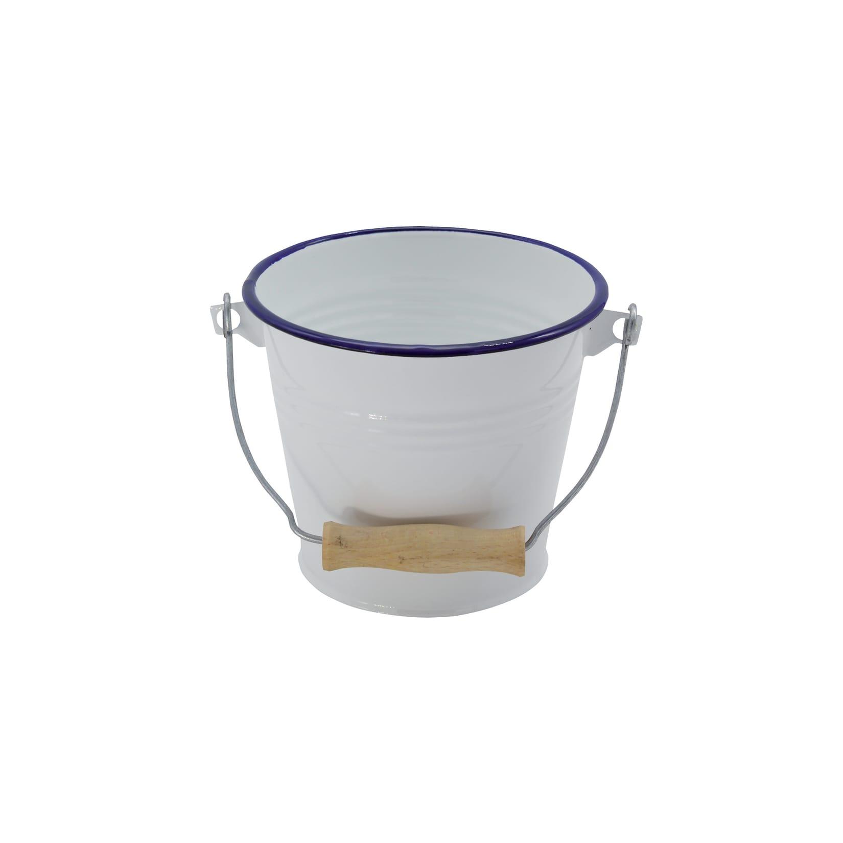 Mini-Eimer Serie HUSUM emailliert, 14 cm