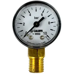 Caleffi Arbeitsmanometer Manometer 50mm mit 1/4 Zoll Gewinde - Anzeige 0-10 bar