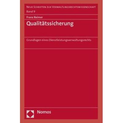 Qualitätssicherung, Gebundene Ausgabe von Franz Reimer, Nomos, 978-3-8329-4726-2