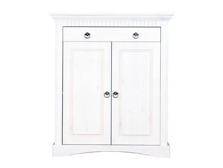 Clever-Moebel Kommode 2 trg Kommode aus Kiefernholz Schrank Sideboard, Breiet: 84cm, Tiefe: 39cm, Höhe: 97cm