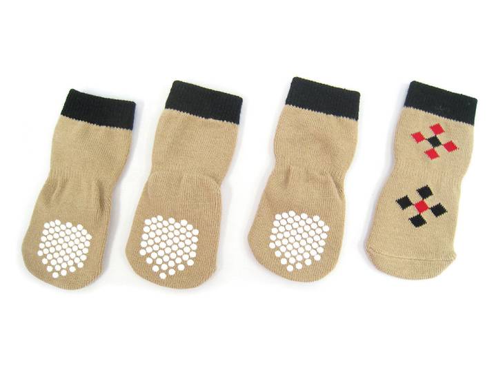 Diamant XS schwarz/beige 4 Stück