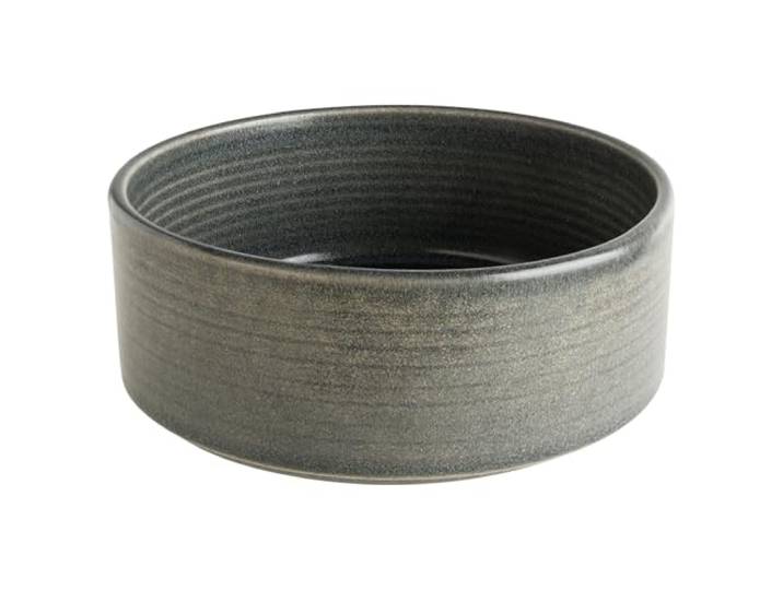 Bonna Hornfels Ripple Stapelschalen 18 cm – 6er Set, 1020 ml Graues Porzellan Modernes Geschirr für Alltag & Gastronomie Spülmaschinen- & Mikrowellengeeignet Art.-Nr. HORRPL18JO