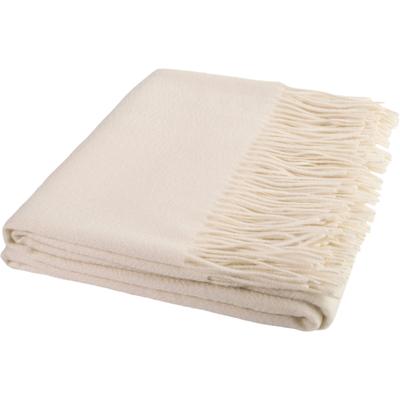 Wohndecke ZOEPPRITZ1828 "Since 1828 Cashmere", beige (sanftes weiß), B:130cm L:180cm, Kaschmir, Wohndecken, Wohndecke, Klassisch unifarbenes Plaid aus besonders feinem Cashmere