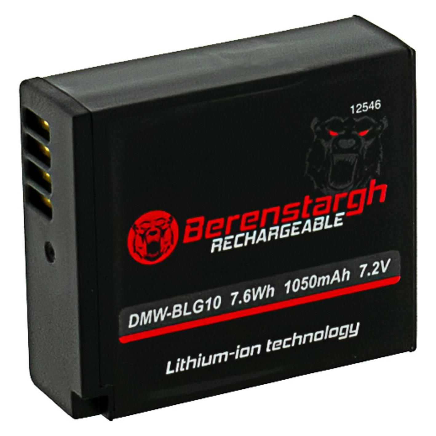 Berenstargh Akku f. Panasonic DMW-BLG10 (Kamera Akku) (12546 770mAh)