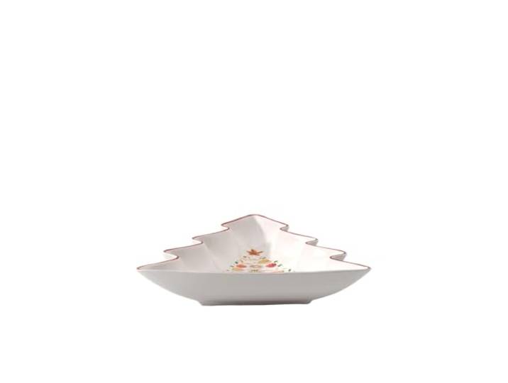 Villeroy & Boch – Winter Bakery Delight Schale Rot, Mikrowellensicher, Weihnachtsgeschirr, Tannenbaum Schale Weihnachten, Geschirr Weihnachten Toys, Plätzchenteller, Weihnachtsdeko, Premium Porzellan