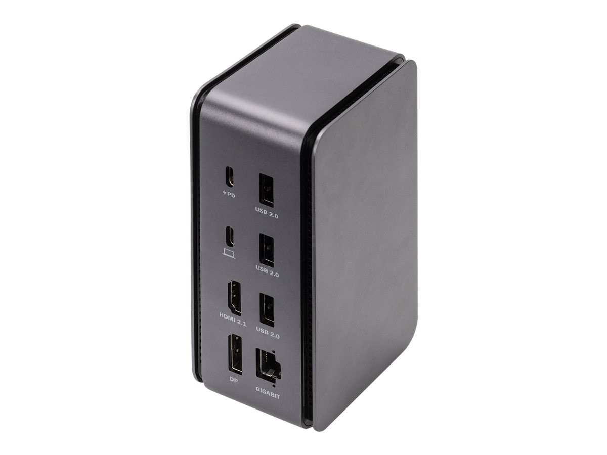 Digitus DA-70897 Dockingstation USB-C 14-poorts 8K grijs