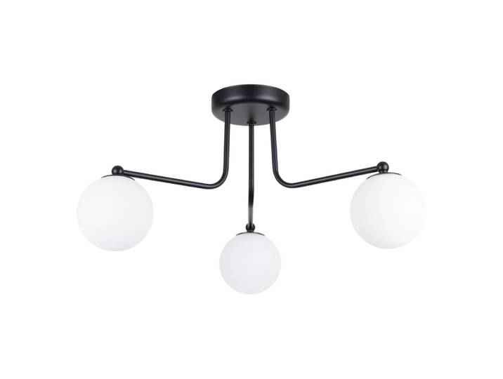 Lustre Acier Noir/Blanc G9 3 Astral