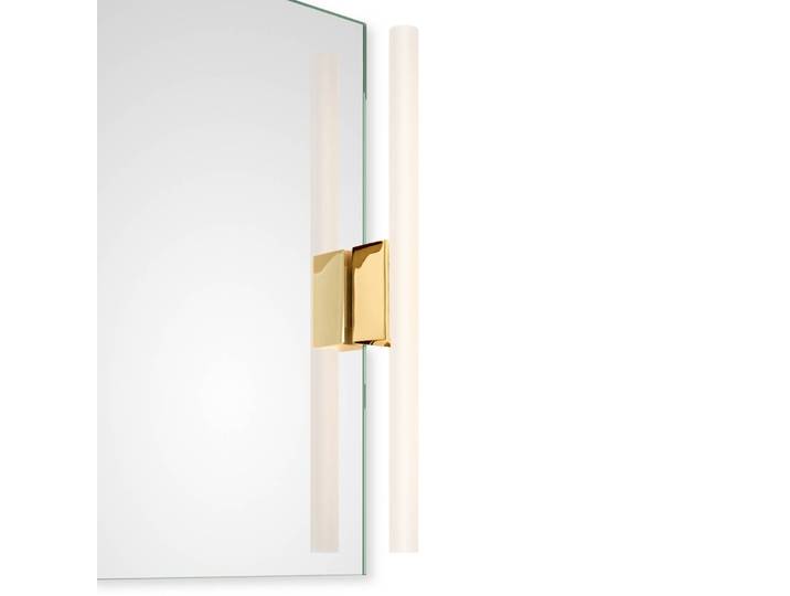 Decor Walther Wandleuchte Omega 1, dimmbar, messing / gold, für Schlafzimmer, Metall, Modern