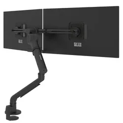 Dataflex Viewgo pro HD Monitorhalterung für 2 Monitore mit Griff (48.843), schwarz