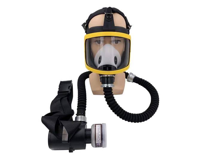 Masque à gaz complet/demi-visage alimenté par flux d'air Constant électrique, système respiratoire, respirateur de protection, dispositif de sécurité sur le lieu de travail