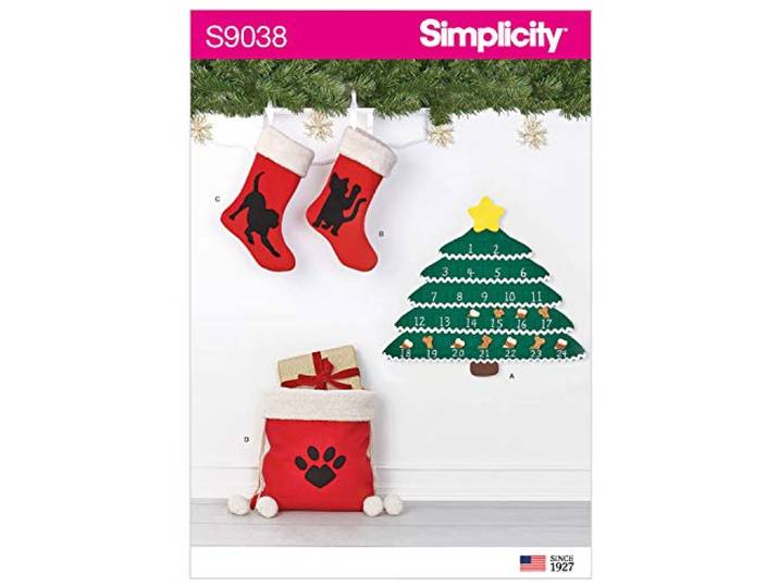 Simplicity US9038OS-vakantie knutselpapier, verschillende OS (eenheidsmaat)