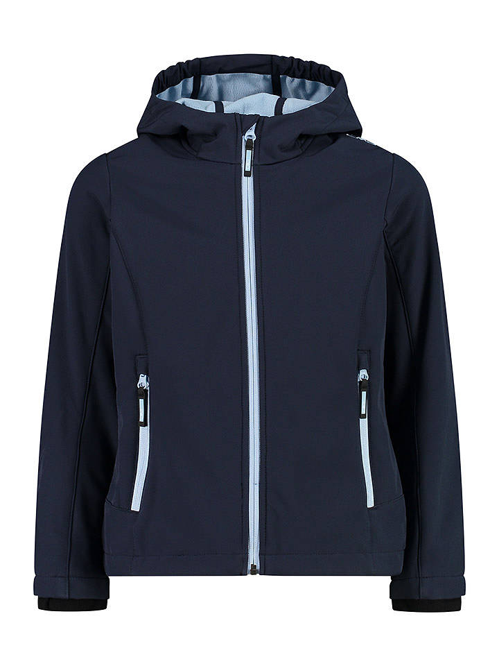 cmp Softshelljacke in Dunkelblau/ Hellblau - 92