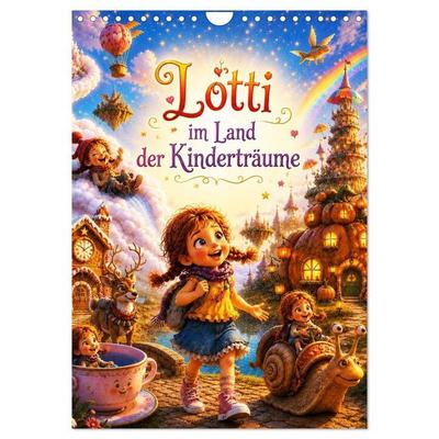 Lotti im Land der Kinderträume (Wandkalender 2027 DIN A4 hoch), CALVENDO Monatskalender