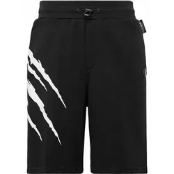 PLEIN SPORT Jogging-Shorts SCRATCH, Größe XS in Schwarz 02