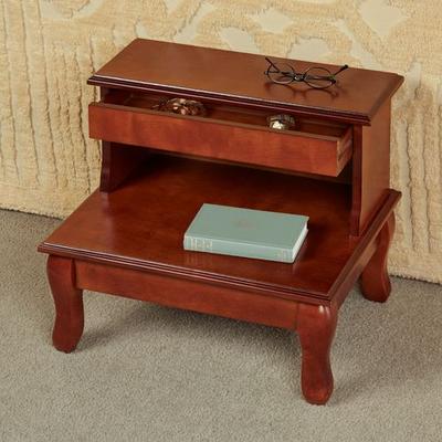 Touch of Class Cessilee Bed Steps , Classic Cherry
