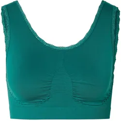 Tchibo - Seamless-Bustier - Damen - Gr. M - dunkelgrün