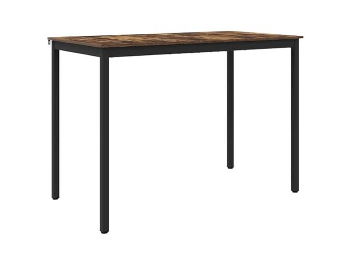 Tmriohed Stehtisch Bartisch Holzwerkstoff und Metall 150x80x105 cm Rechteckiger Stehesstisch für Küche und Essbereich bietet stabilen Stand beim Essen sowie unkomplizierte Pflege.