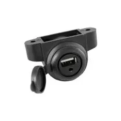 AMPIRE USB-A 2.0/AUX Einbaubuchse, 3.5mm Klinke, 60cm ZBX060