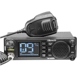 Albrecht AE 6390 VOX CB-Funkgert 12/24V Freisprechfunkt., Walkie Talkie, Schwarz