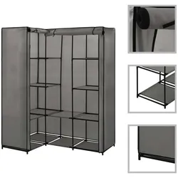 vidaXL, Kleiderschrank, Ramelar (130 x 87 x 169 cm)