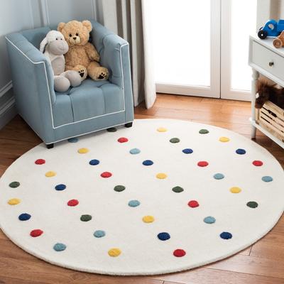 SAFAVIEH Kids Ayleen Polka Dot Wool Rug