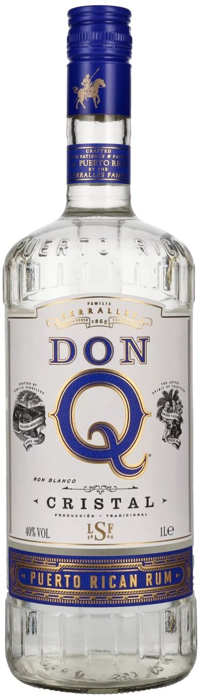 Don Q Rum Don Q CRISTAL Puerto Rican Rum 40% Vol. 1l