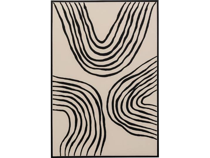 Leinwandbild KARE DESIGN Leinwandbild Allegro Shades , beige (farbe bild(er): natur, schwarz), B:73cm H:113cm T:4,3cm, Bilder, Leinwandbild