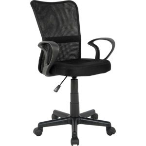 Böttcher-AG Bürostuhl H-298F-2/2122, schwarz, Stoff/Netz, belastbar bis 100 kg