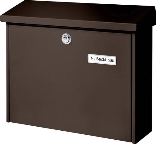 Burg Wächter AMSTERDAM.867 BR Briefkasten Stahlblech Braun