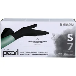 Einmal Handschuhe Nitril Schwarz S 100 ST